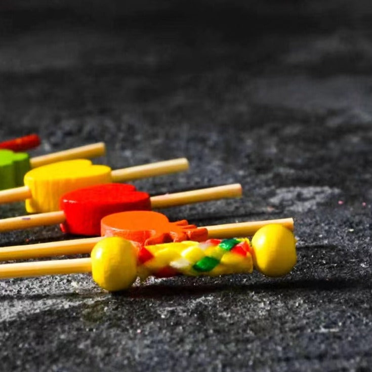 Disposable Fruit Stick Bamboo Stick Flower Stick Creative Art Toothpick Cocktail