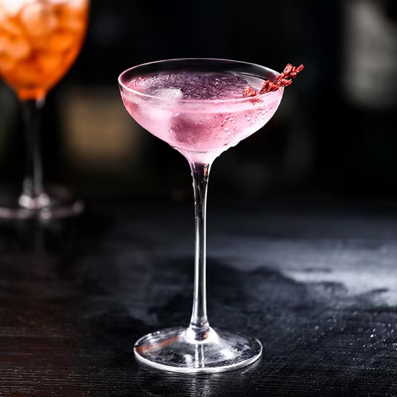 Large Capacity Crystal Martini Glasses,Stemmed Cocktail Glass