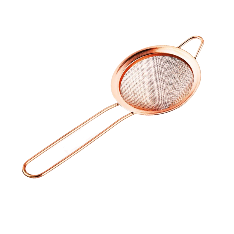 Stainless Steel Bar Cocktail Strainer - 9"/23cm Fine Mesh Strainer Conical Food Strainer with Handle