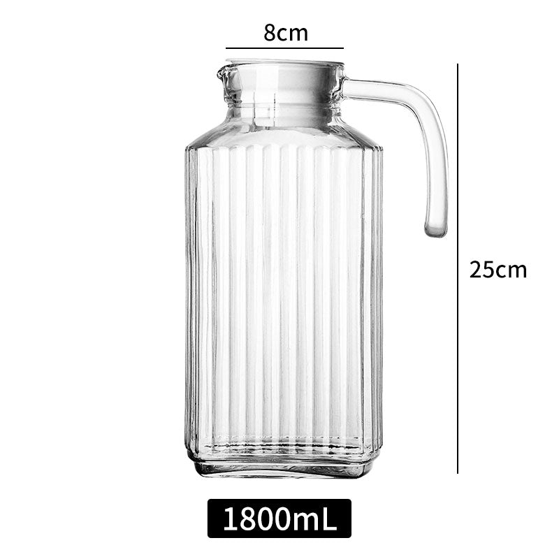 Thermostable Clear Water Plastic Pitcher with Cover