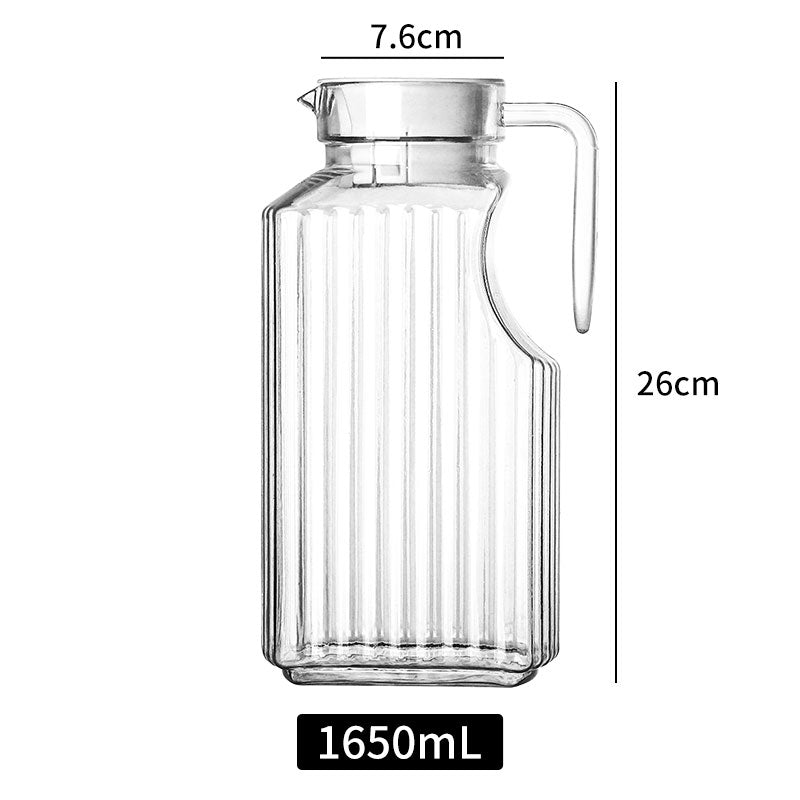 Thermostable Clear Water Plastic Pitcher with Cover