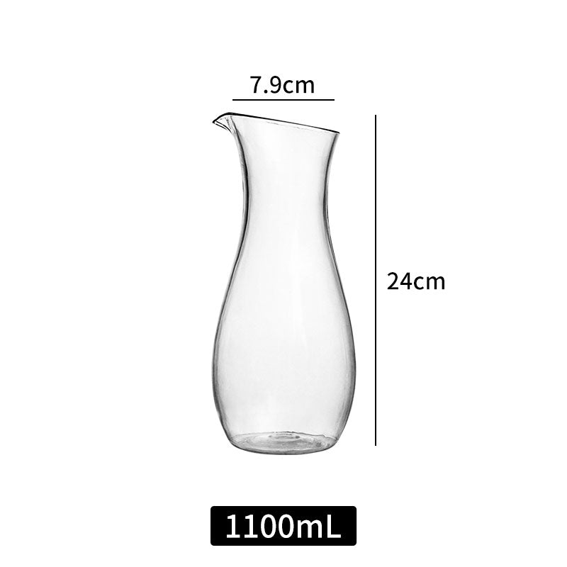 Large Capacity Thermostable Clear Plastic Pitcher for Water, Iced Tea, Milk