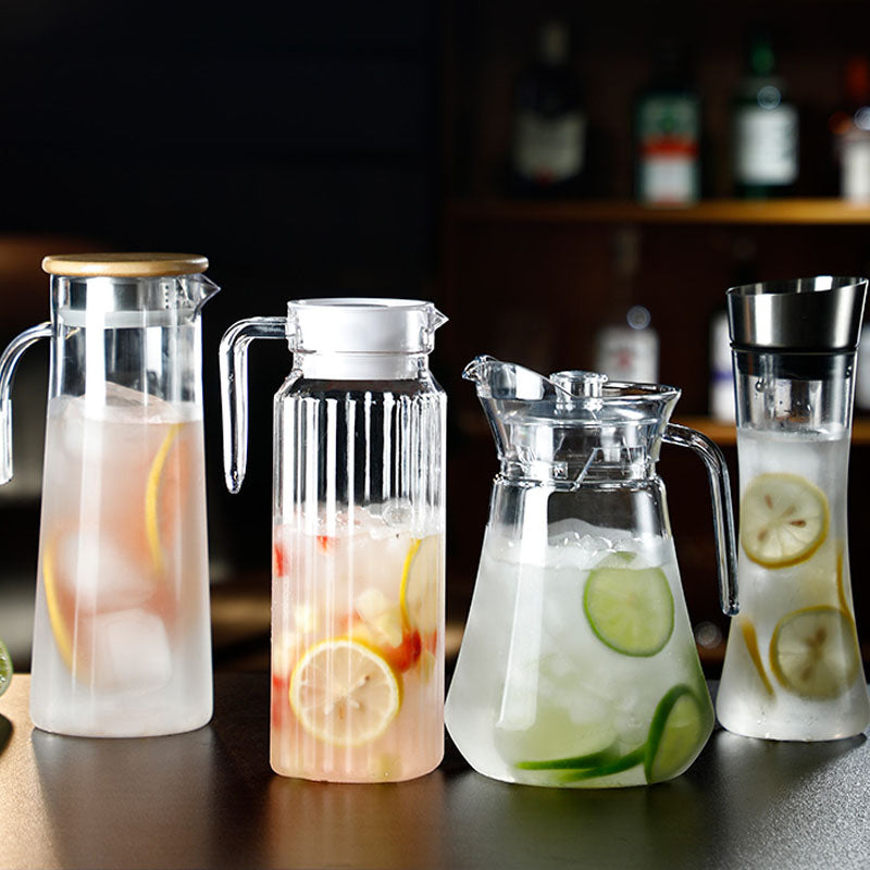 Acrylic Plastic Cold Water Jug with Stainless steel cover