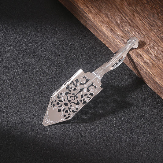 Stainless Steel Perforated design Absinthe spoon, Cocktail Strainer