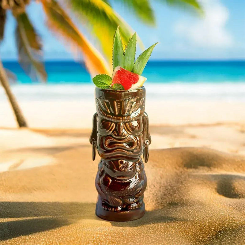 Tiki brown beach