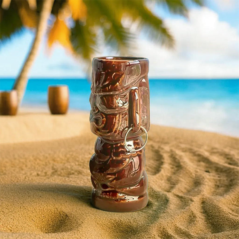 Tiki brown beach
