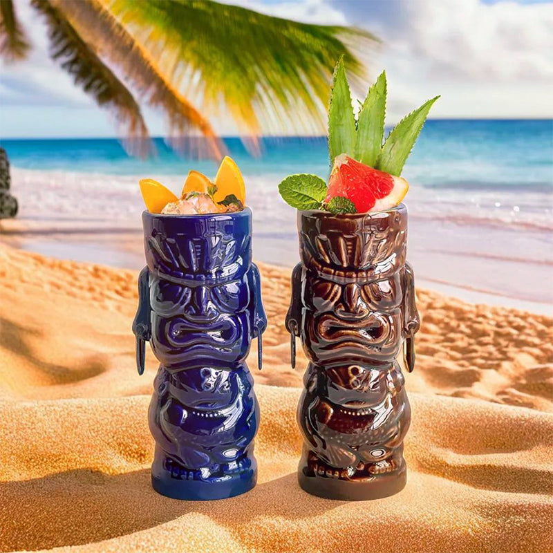 Tiki brown beach