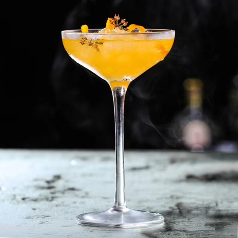 Large Capacity Crystal Martini Glasses,Stemmed Cocktail Glass