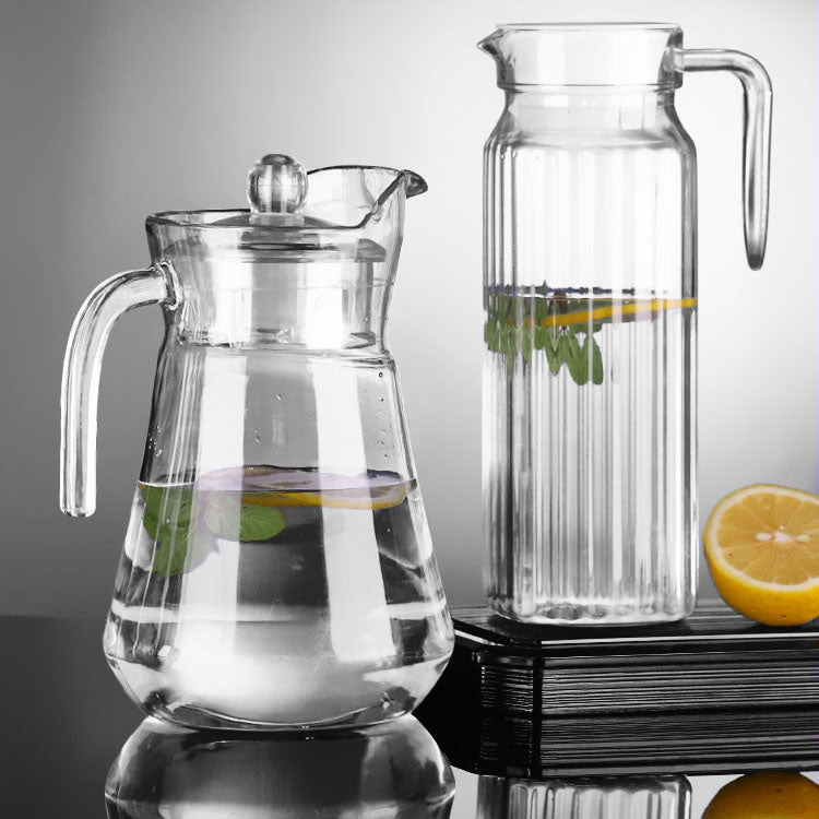 Large Capacity Thermostable Clear Water Plastic Pitcher,Fruit Juice Jug