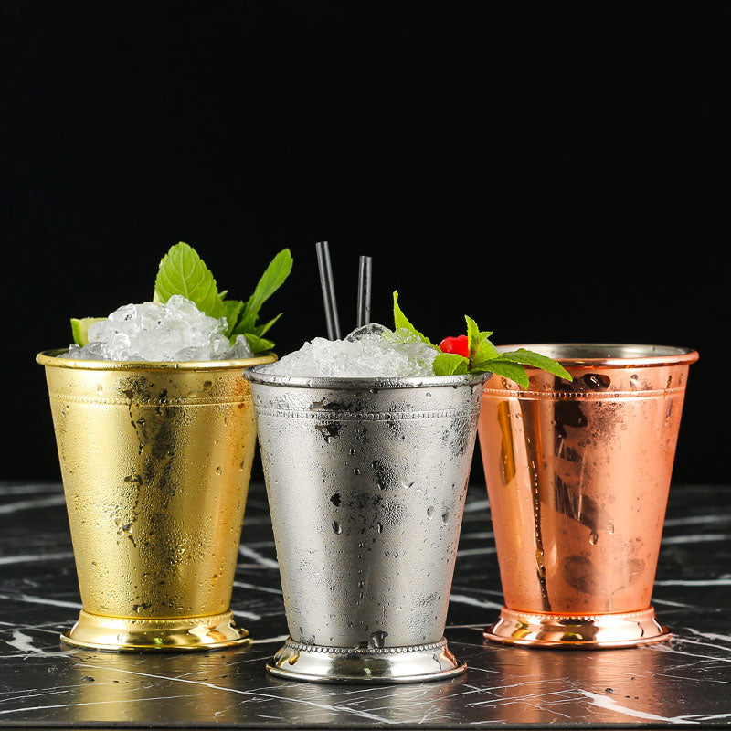 Solid Copper Mint Julep Cup Mirror Polished Classic Design High Quality for Bar