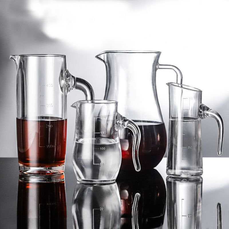 Clear  Water Pitcher with Handle,Great for Iced Tea, Sangria, Lemonade, Juice, Milk