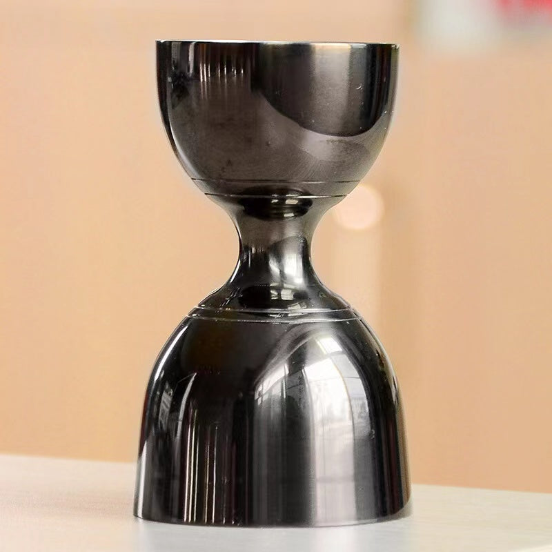 Barware Stainless Steel Commercial Jigger 2oz 1oz   Custom Color Measuring Jigger