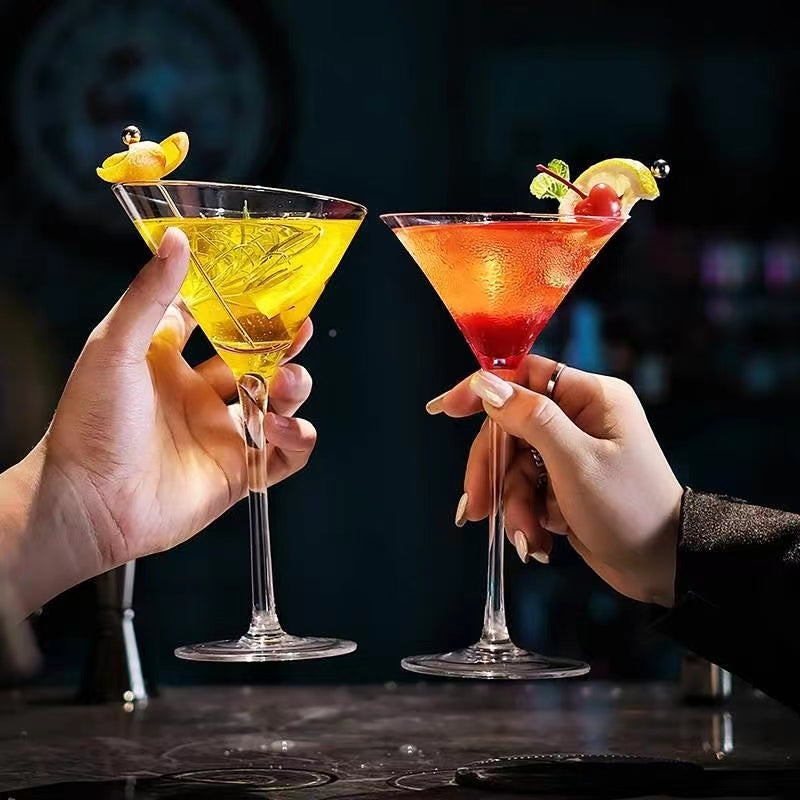 Creative  Crystal Cocktail Glass,Premium Stemmed Martini Glasses for Bar