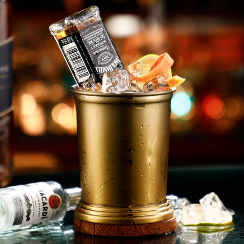 Solid Copper Mint Julep Cup Mirror Polished Classic Design High Quality for Bar