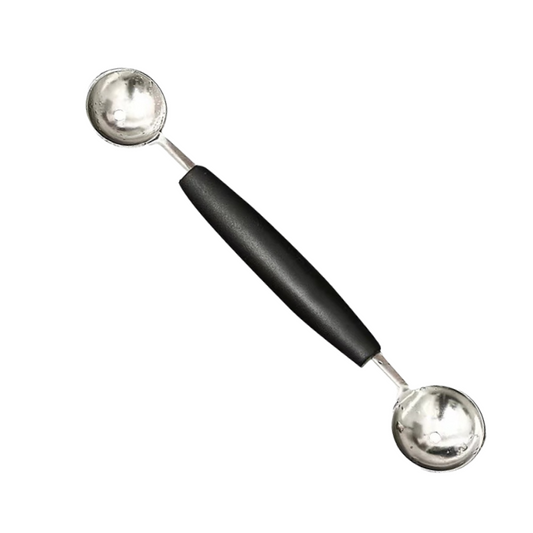 Stainless Steel Fruit Digger Watermelon Digging Cone Spoon Double Head Bar Pulp Ball Digging Spoon Fruit Platter Tool