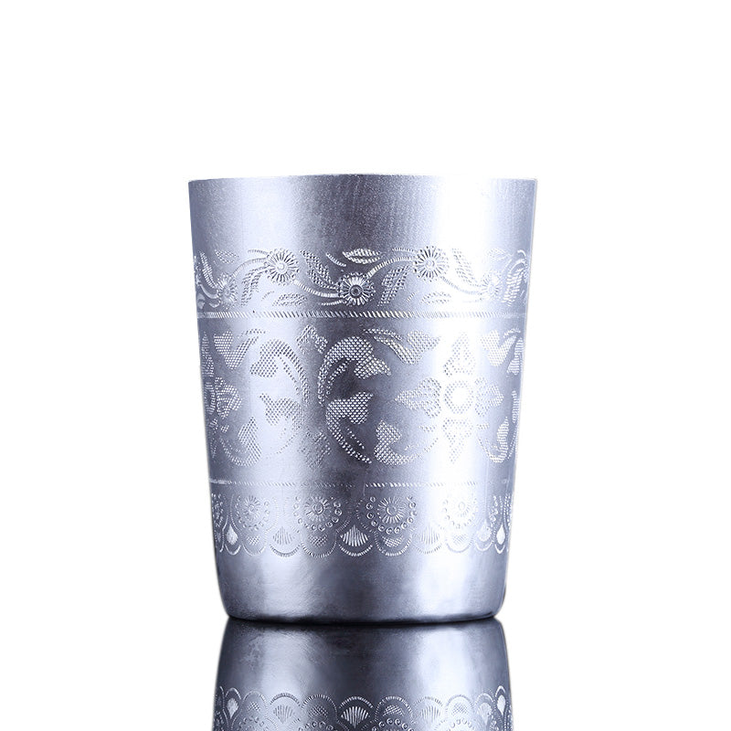 Etched 260ML Stainless Steel Mint Julep Cup for bar