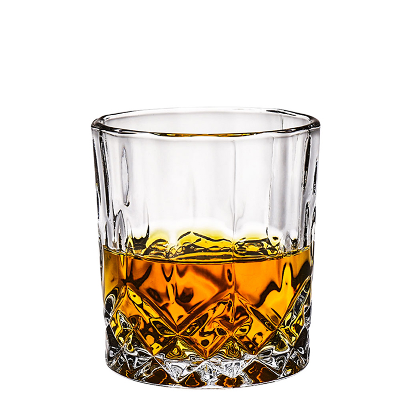 Bar Accessories Crystal Glass Cups Whiskey Glasses Gift Set with Ice Cubes