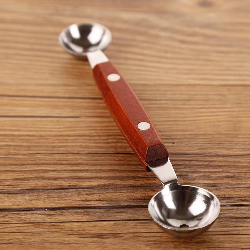 Double-Headed Stainless Steel Ball Digger Cutting Fruit Carving Artifact Digging Fruit Round Spoon