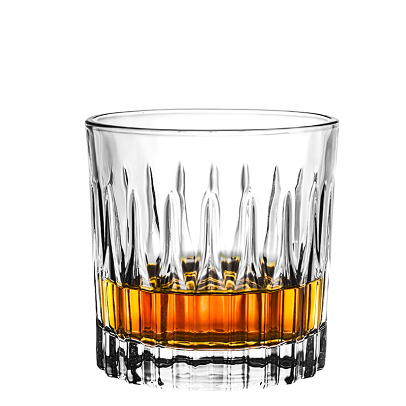 Crystal Striped Whisky Glass Tumbler Cup Personalized Bar Vodka Shot Glasses