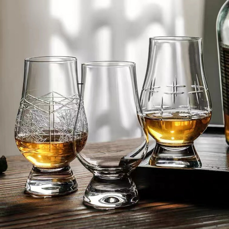 Whiskey Snifter Crystal Glass Whiskey Glass 200ml Sommelier Whiskey Taster Glass