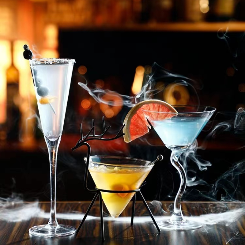 180ML Large Capacity Creative Cocktail Glass,Crystal Martini Glasses for Bar