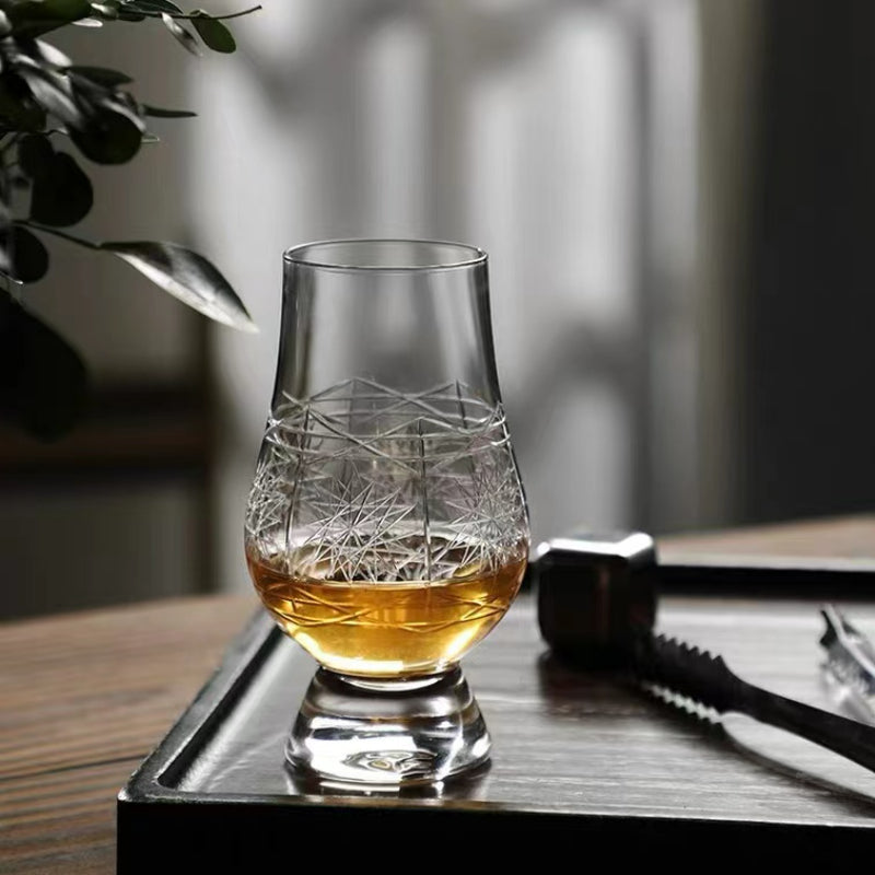 Whiskey Snifter Crystal Glass Whiskey Glass 200ml Sommelier Whiskey Taster Glass