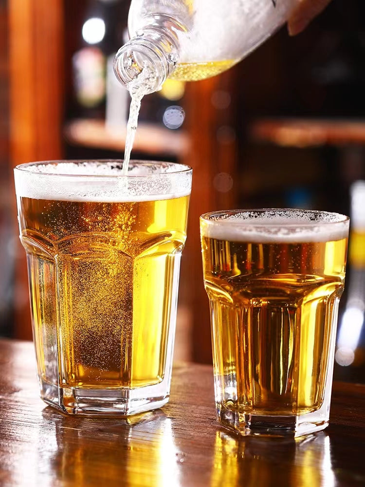 Craft White Beer Glass Thickened Juice Glass Cocktail Glass KTV Bar Depth Bomb Glass
