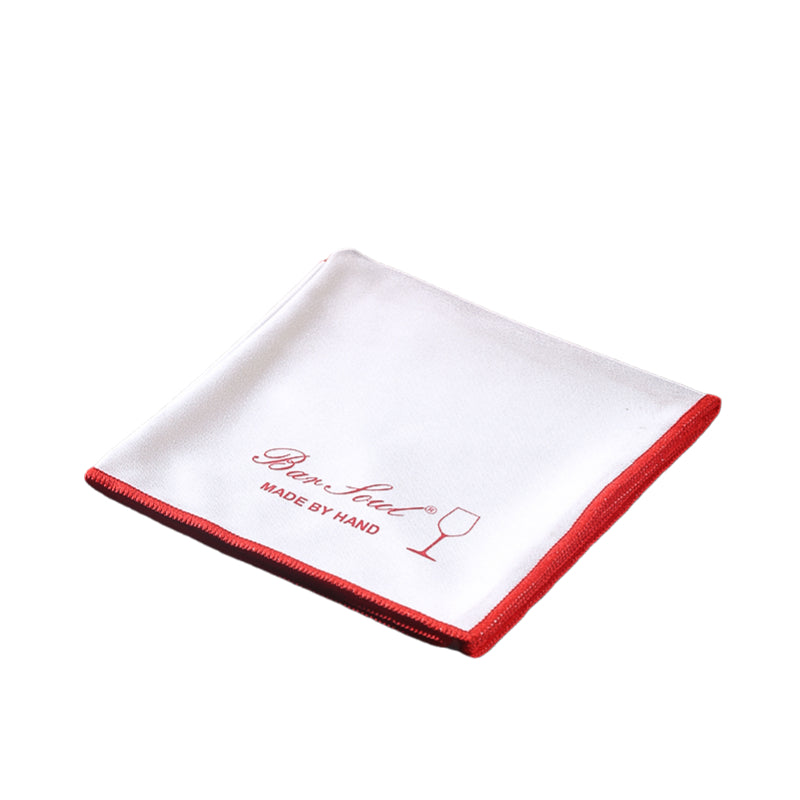 White Crystal Microfiber Cleaning Cloth Wipe,Professional Crystal Glass Red Wine Glass Cleaning Cloth