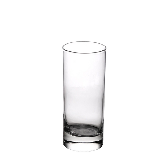 225ML-Straight Cup Glass Collin Cup Juice Cup Milk Tea Cup Cold Drink Cup Long Drink Cup Bar Cocktail Cup