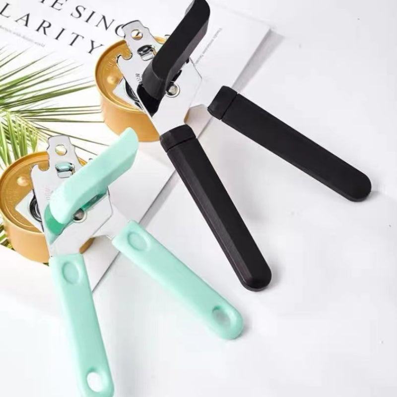 High Quality Stainless Steel Can Opener with Plastic Handle