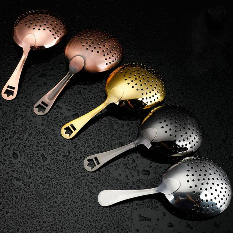 Premium Julep Strainer, Stainless Steel - Matte Finish