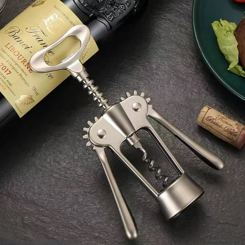 Wholesale Silver Wine Opener Used in Kitchen Restaurant and Bars Stainless Steel Wine Opener