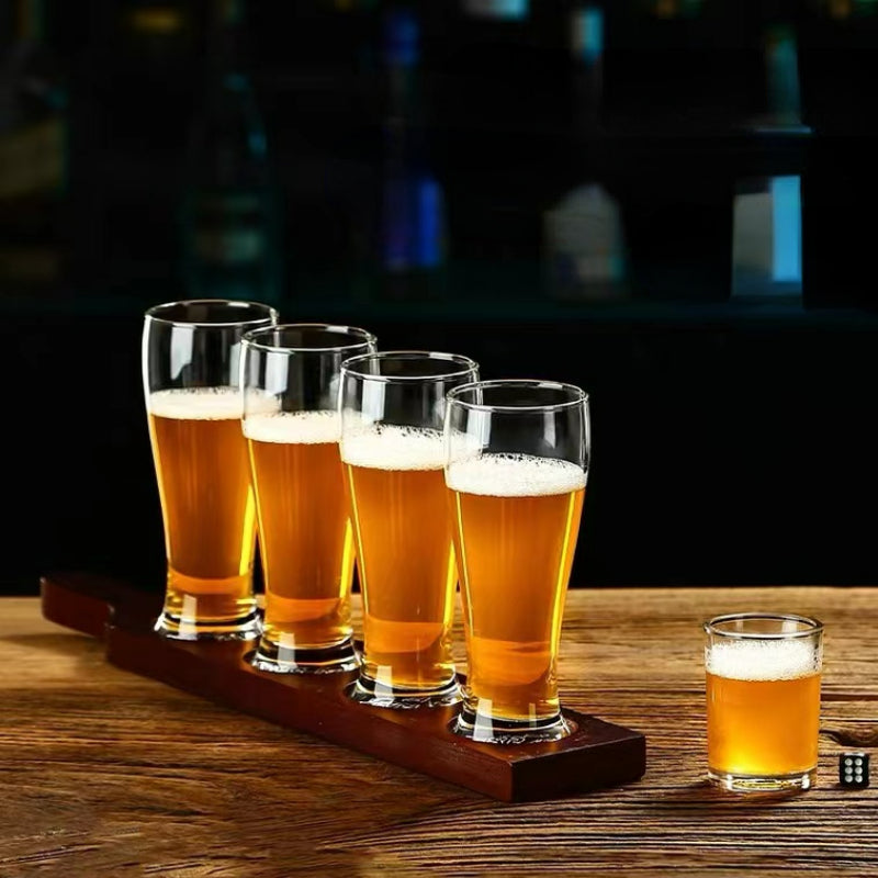 Handmade 18" Natural Shot Glasses Holder