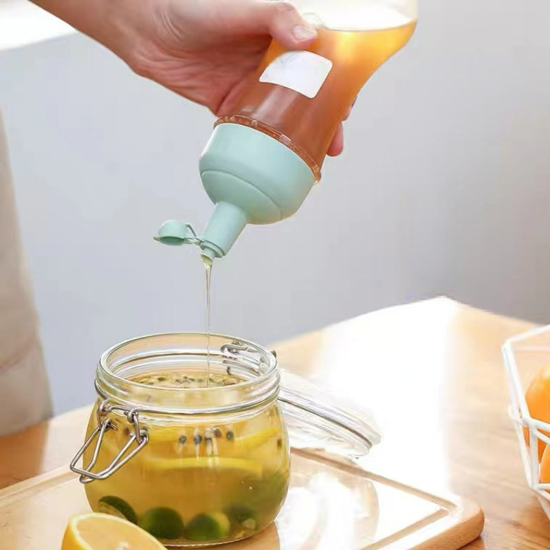 Single-hole Sauce Bottle-Professional  Lemon Juice Chocolate Sauce Juice Squeeze Bottle Food-grade Squeeze Bottle