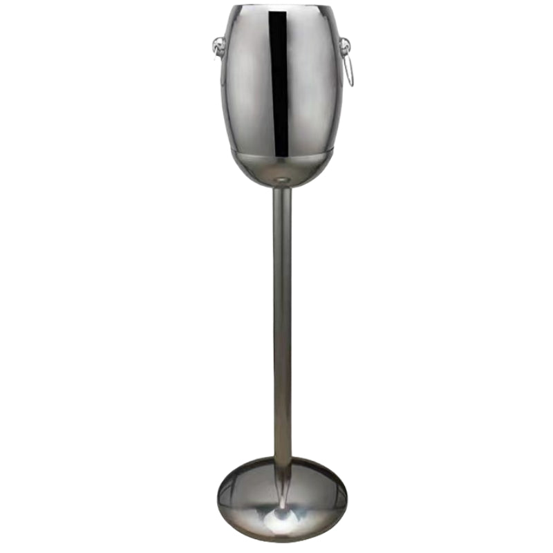 Stainless Steel Large Wine & Champagne Ice Bucket with Bucket Stand