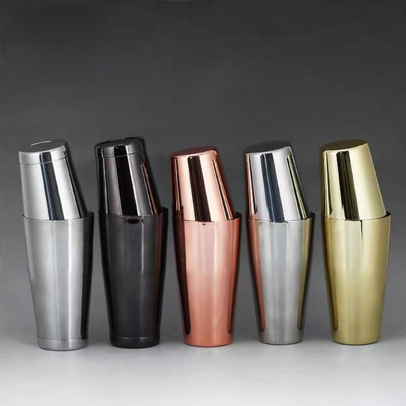 Martini Drink Shaker Stainless Steel Pro Copper Boston Shaker for Bar