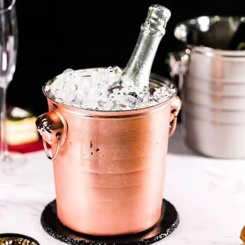 3L/5L/7L Tiger Shaped Ice Bucket Stainless Steel Bucket Wine Ice Bucket