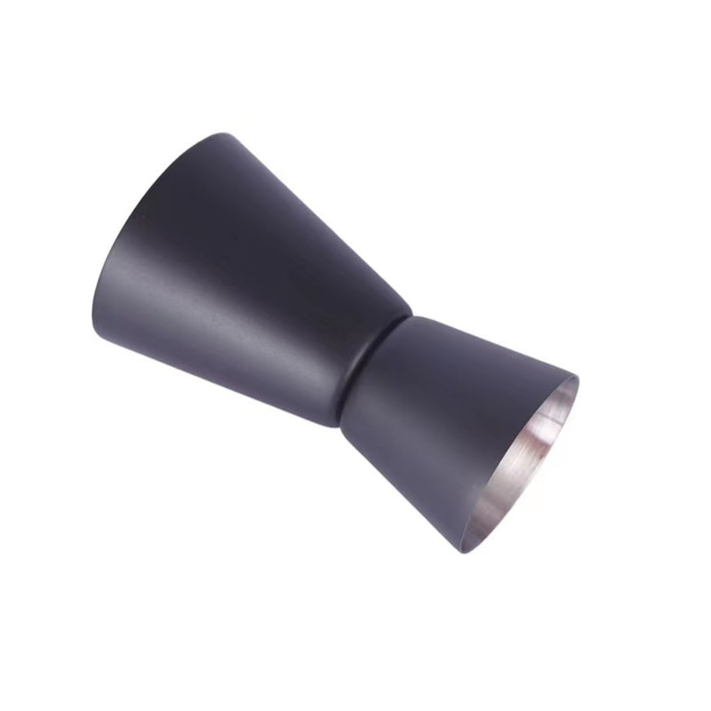 Stainless Steel Jigger Glass Cocktail Jigger Measurer Double Black Measuring Cup