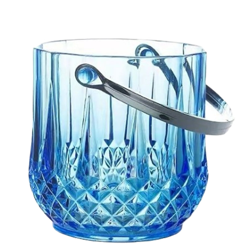 Wholesale Party Bar Transparent Plastic Ice Bucket Cold Wine Special Ice Bucket Portable Plastic Wine Ice Bucket