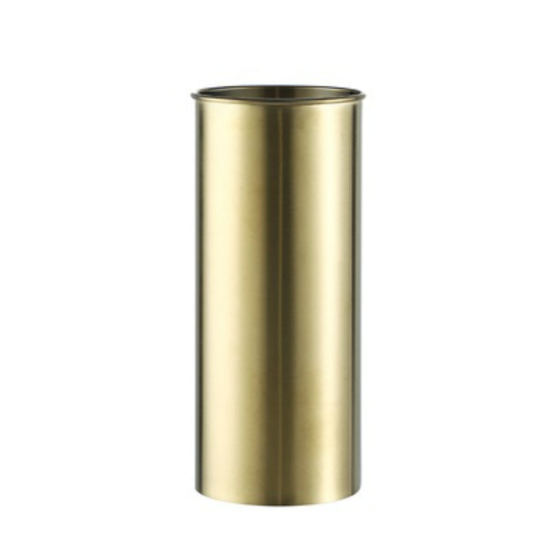 Stainless Steel Storage Bucket Round Curling Storage Bar Spoon Cup Bartender Tool Barrel Bar