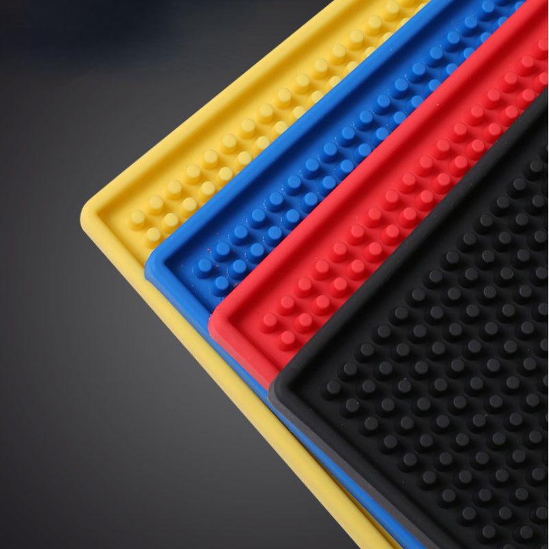 Non-slip Bar Mat, Rubber Bar Service Mat for Counter,Versatile Bar Spill Mat