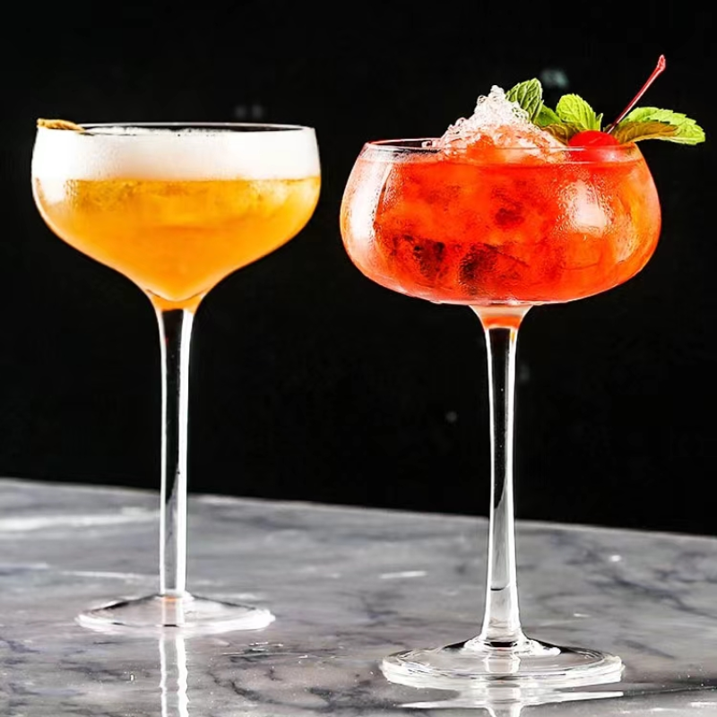 340ML Clear Cocktail Glasses for Drinking Champagne, Sweet Wine
