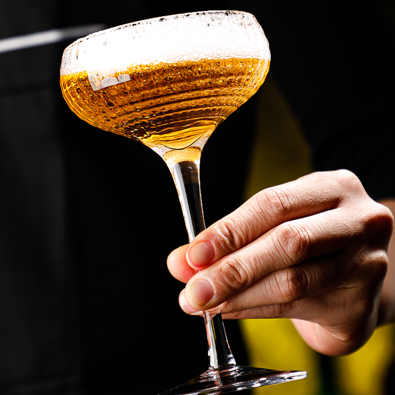 160ML Creative Champagne Coupe Glasses,High Clarity Crystal Glassware