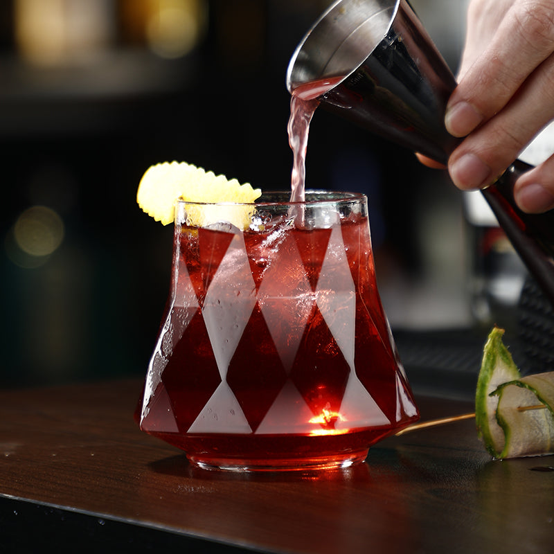 Stemless Fashion Crystal Clear Wine Glass Serving White Wine, Red Wine, Cocktail, Whiskey,Cool Water