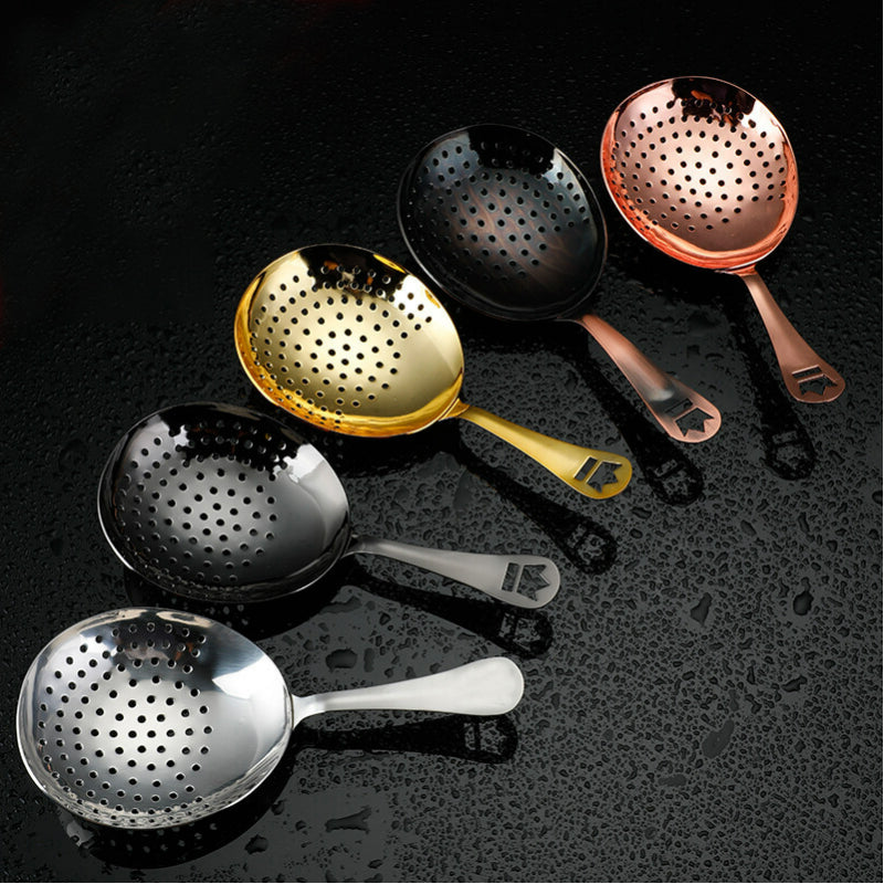 Premium Julep Strainer, Stainless Steel - Matte Finish