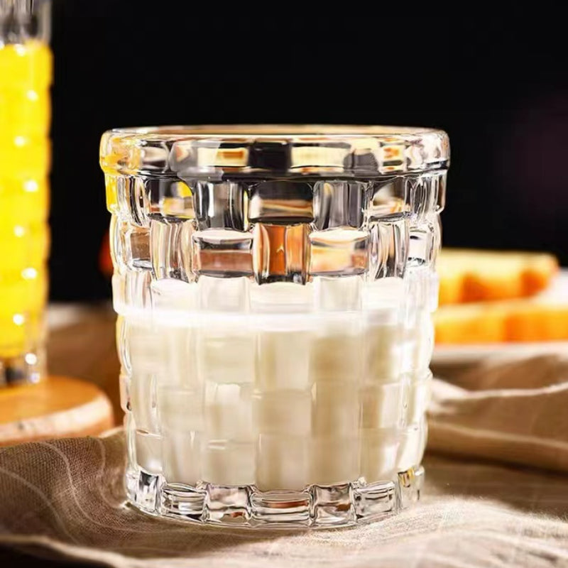 Lead-free Glass Crystal Transparent Wine Whiskey Glass Cup Vintage Glass Mug