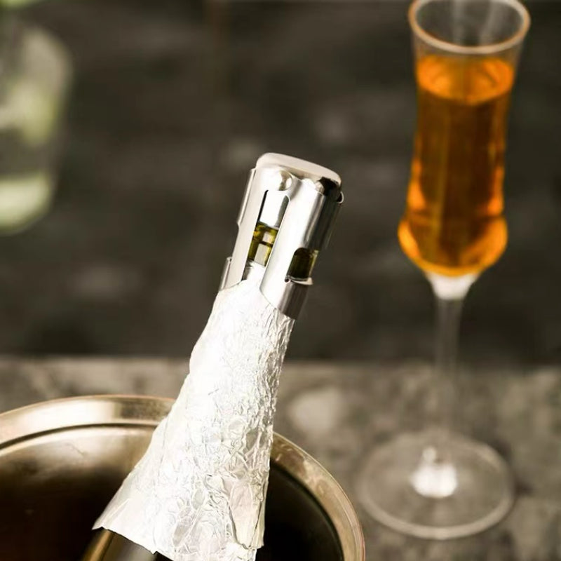 Stainless Steel Wine Stopper Vacuum Wine Stopper Bottle Champagne Stopper Bar Tool
