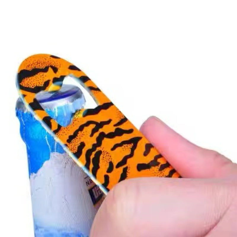 Fancy Bottle Opener Paint Tiger Pattern Beer Bottle Opener