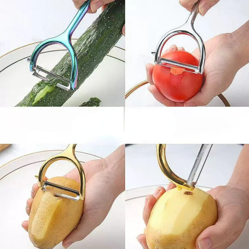 Stainless Steel Peeler Vegetable Fruit Peeler Zinc Alloy Peeler