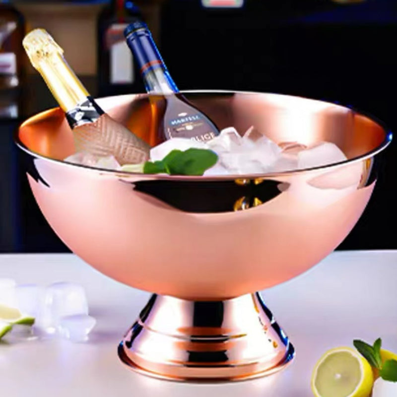 Modern Insulated Wholesale Bucket New Style Stainless Steel Ice Bucket for Bar